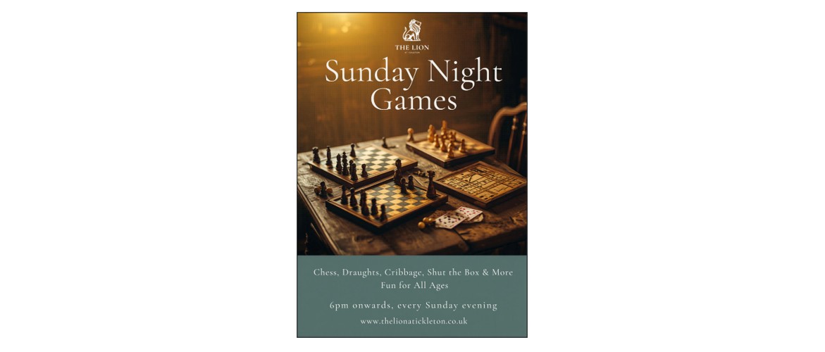 Sunday night games night