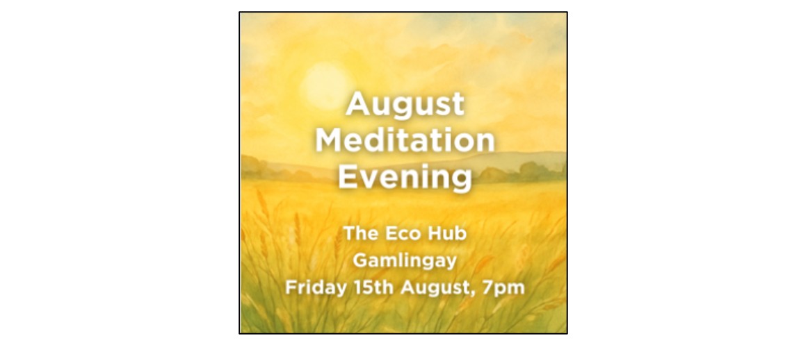 August Meditation Evening  Meditation Evening   Meditation Evening