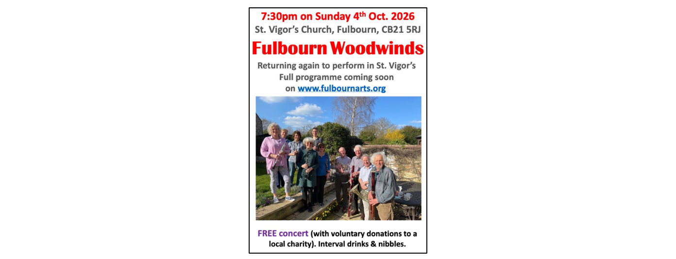 Fulbourn Woodwinds - poster