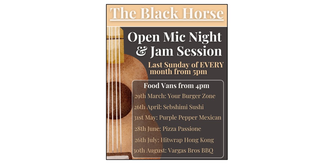 The Black Horse Open Mic Night
