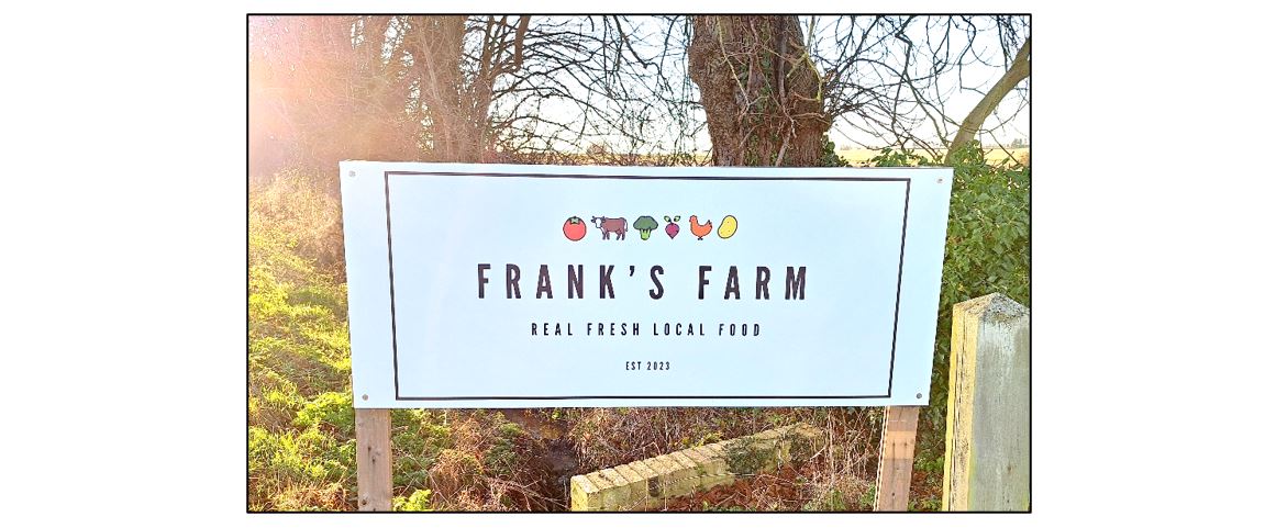 Frank's Farm - Main Sign