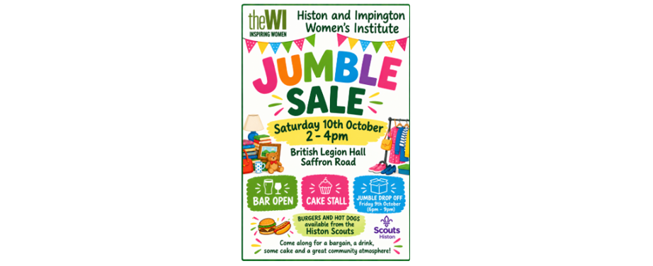 Histon and Impington Women’s Institute Jumble Sale