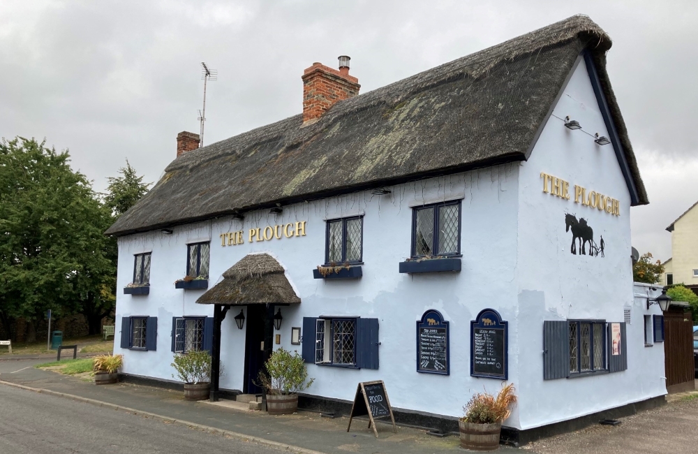 The Plough Duxford, exterior