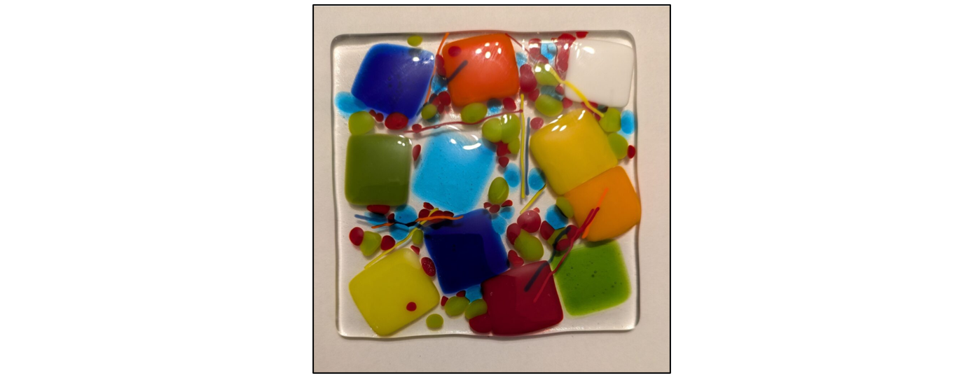 Denny Abbey - fused glass workshop