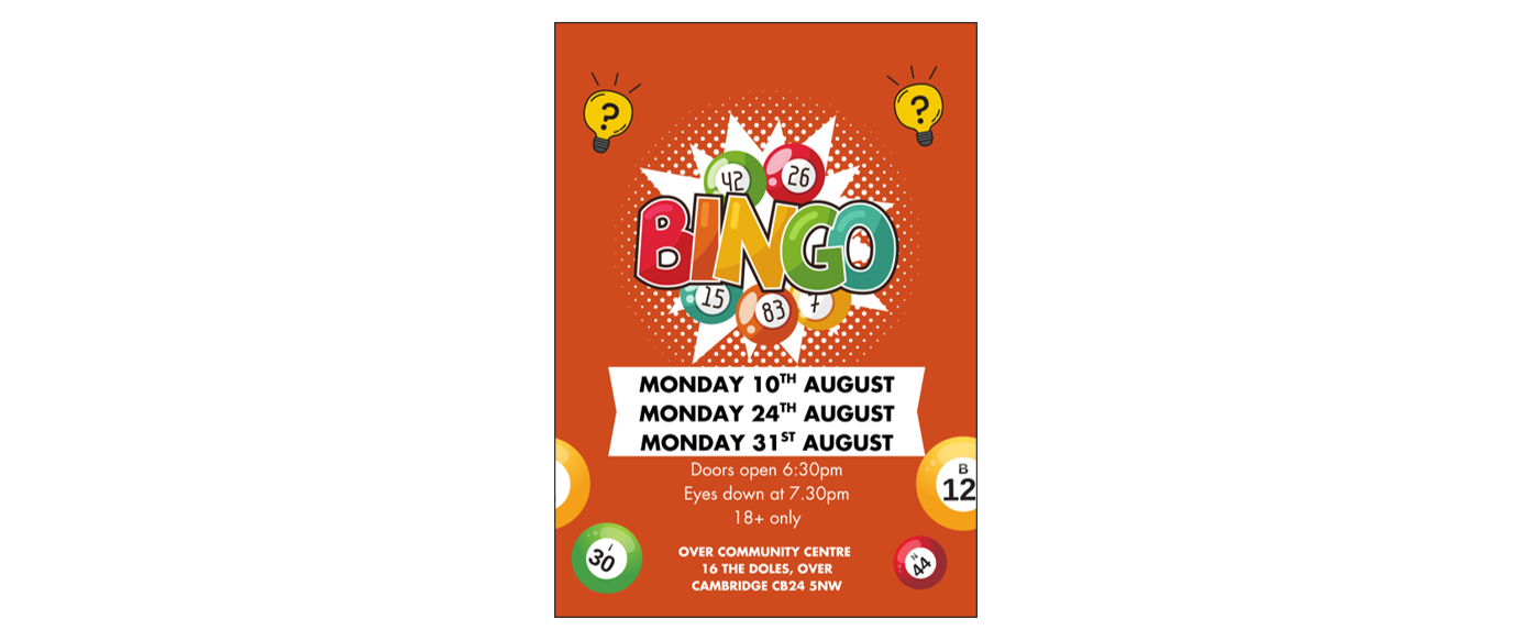 Over Community Centre - Bingo