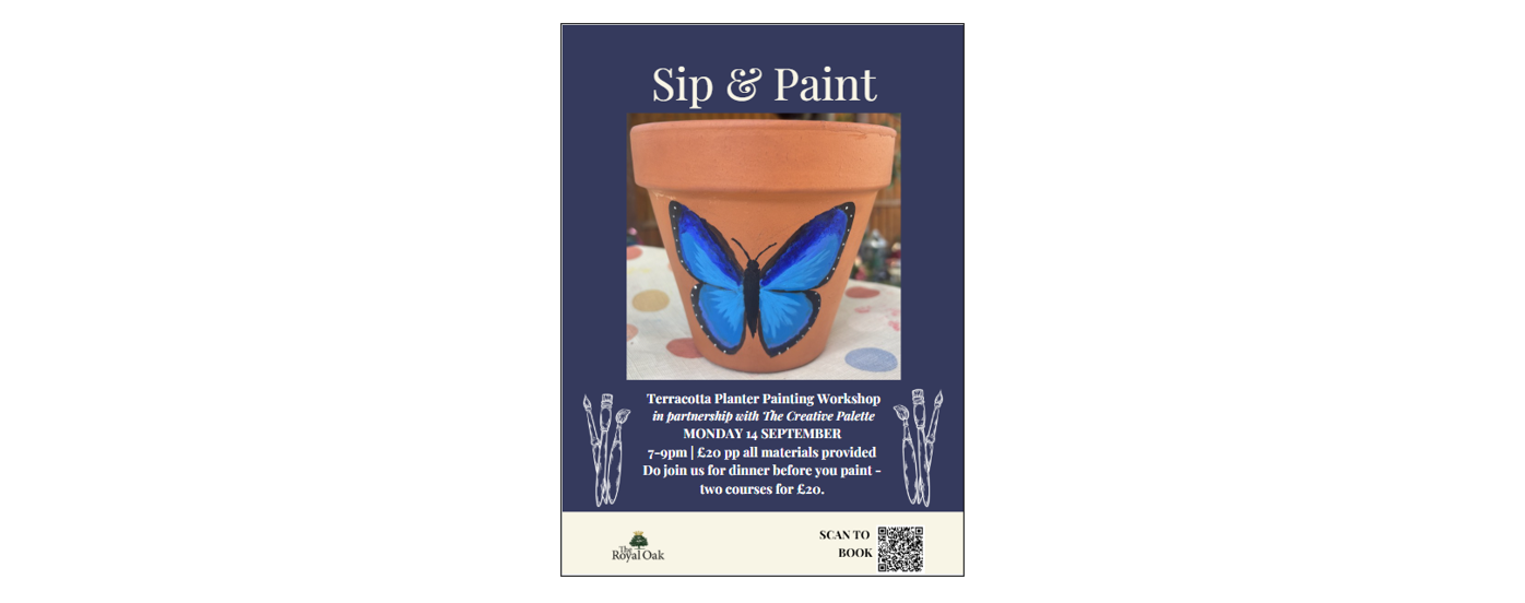 Sip & Paint at The Royal Oak! 