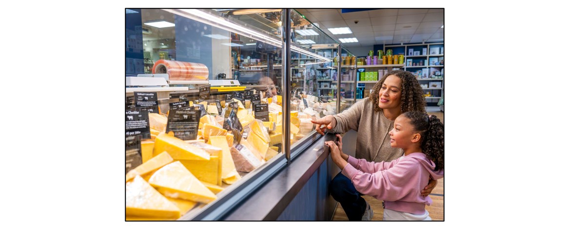 Bury Lane Farm Shop - cheese counter