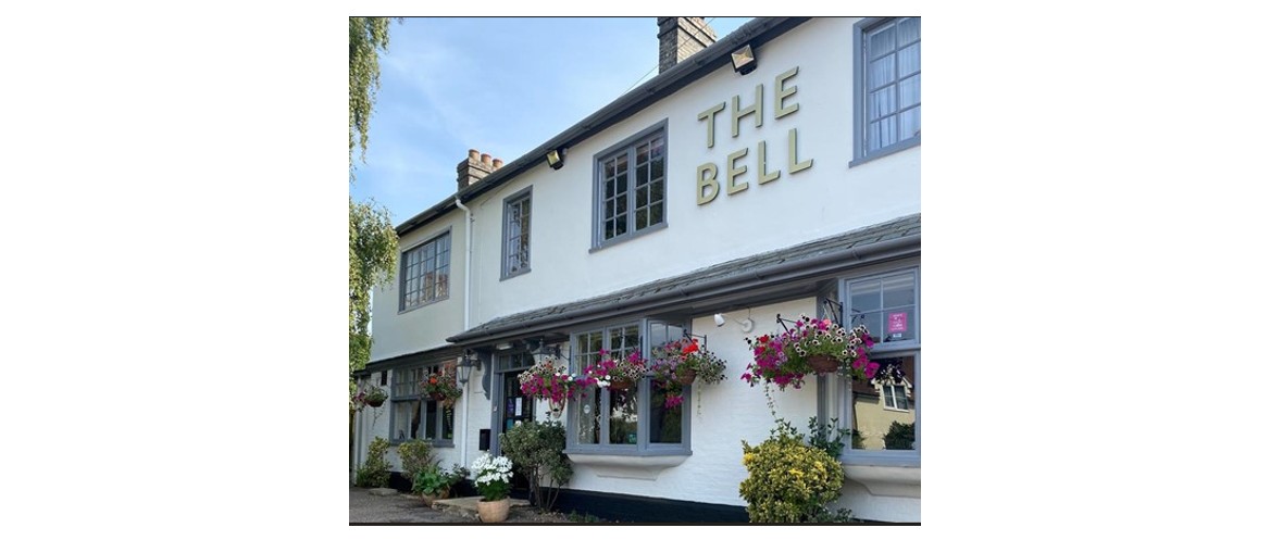 The Bell Inn Balsham, Front of Pub