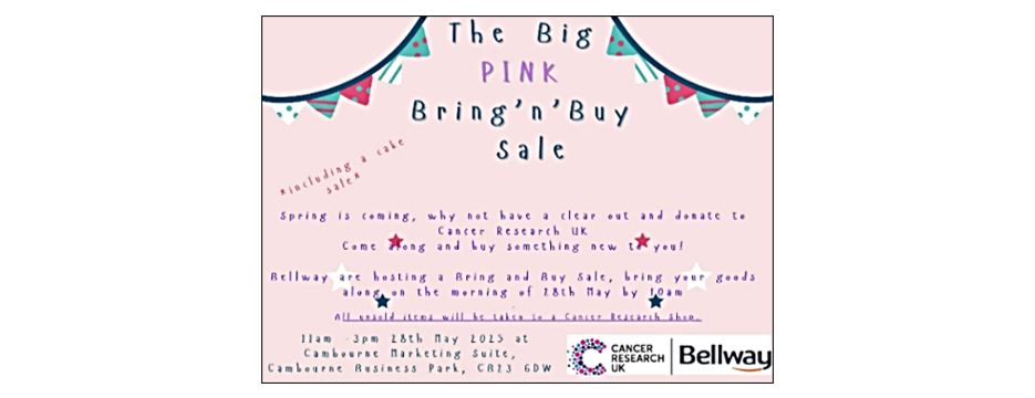 The Big PINK Bring ‘n’ Buy Sale The Big PINK Bring ‘n’ Buy Sale