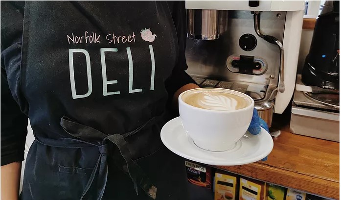 Norfolk Street Deli, coffee