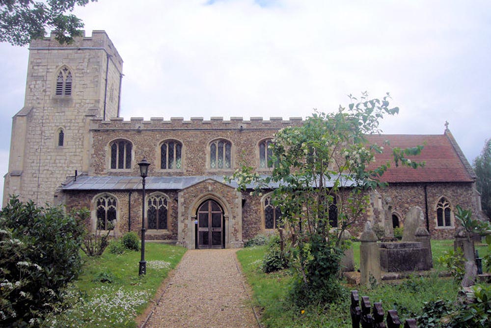 St Mary's Church Comberton, entrance view