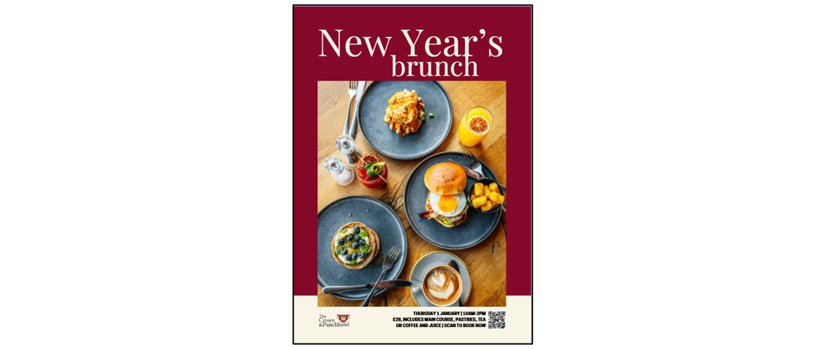 New Year's Brunch at The Crown & Punchbowl New Year's Brunch 