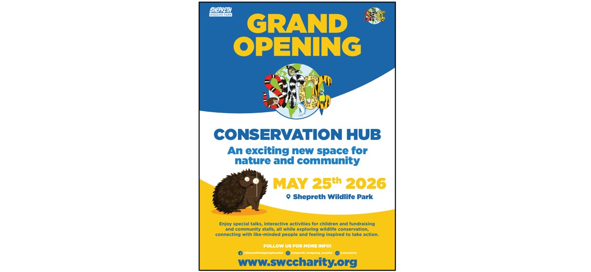 Grand Opening: Conservation Hub at Shepreth Wildlife Park Grand Opening: Conservation Hub at Shepreth Wildlife Park