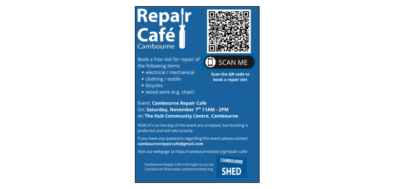 Cambourne Repair Cafe